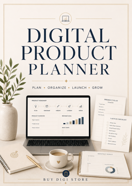 Digital Product Launch & Growth Planner – 35-Page Workbook